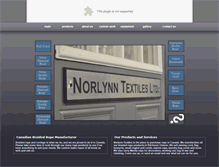 Tablet Screenshot of norlynntextiles.com